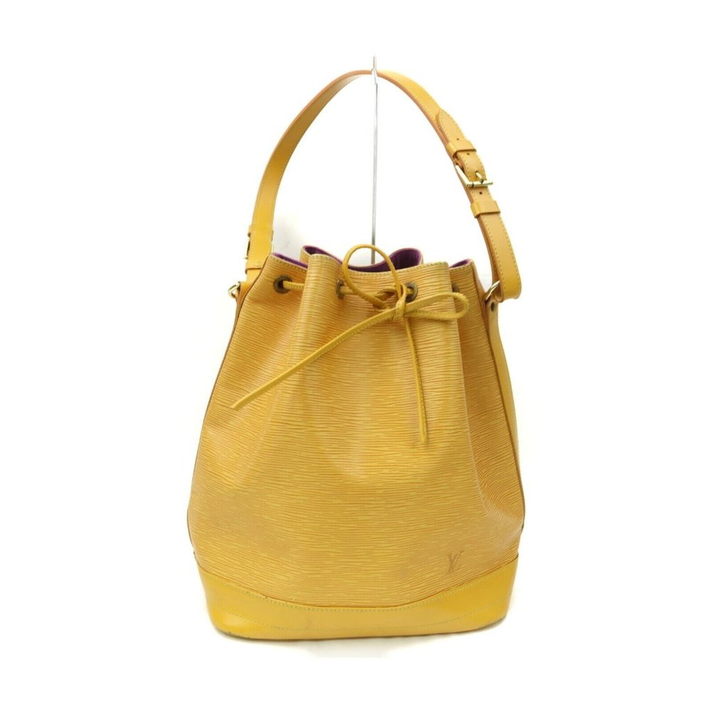 Louis Vuitton Noe M44009  Yellow Epi Shoulder Bag 11570
